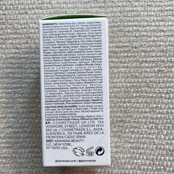 Glow recipe avocado ceramide recovery serum - Picture 2 of 6